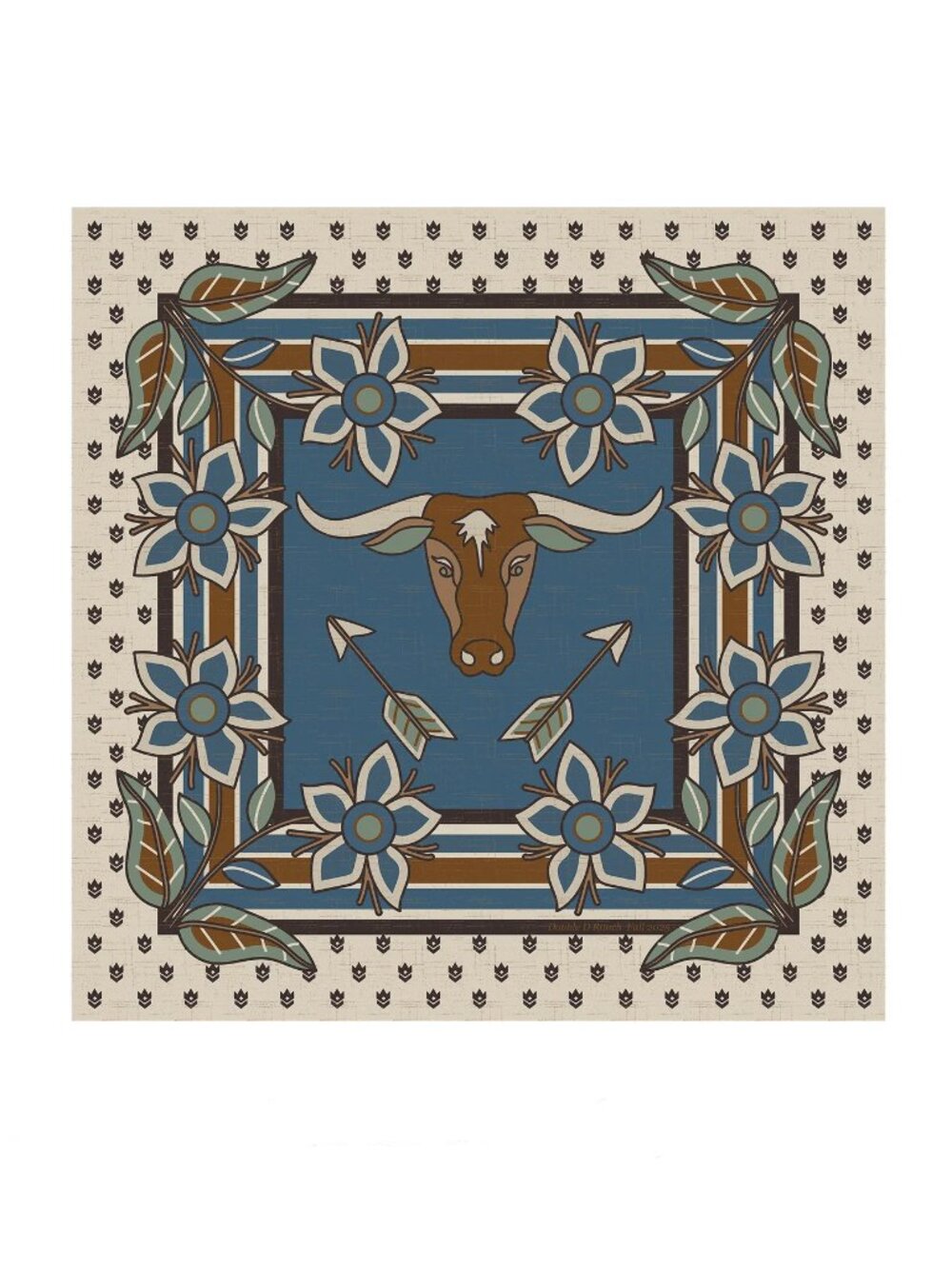 NWT Double D Ranch Wash House Scarf